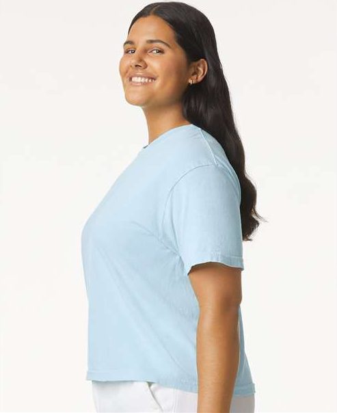 Chambray Women&#39;s Heavyweight Boxy T-Shirt - 3023CL
