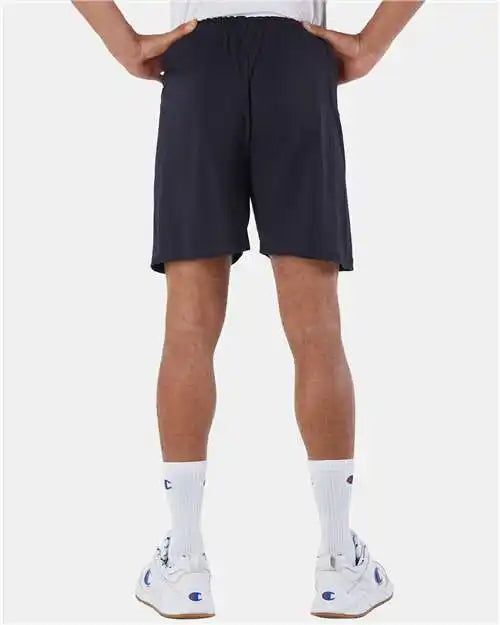 Champion 8187 Cotton Gym Shorts - Navy