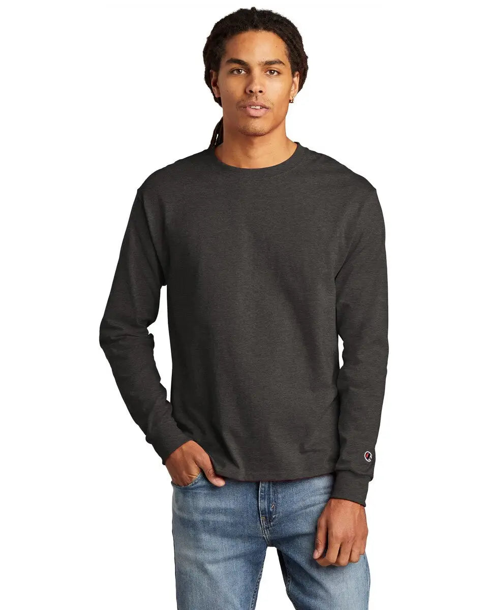 Champion Cc8c Long Sleeve T-shirt - Charcoal Heather