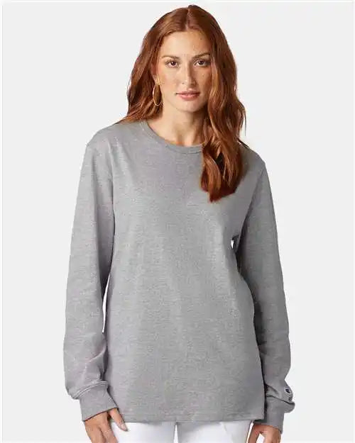 Champion Cc8c Long Sleeve T-shirt - Light Steel