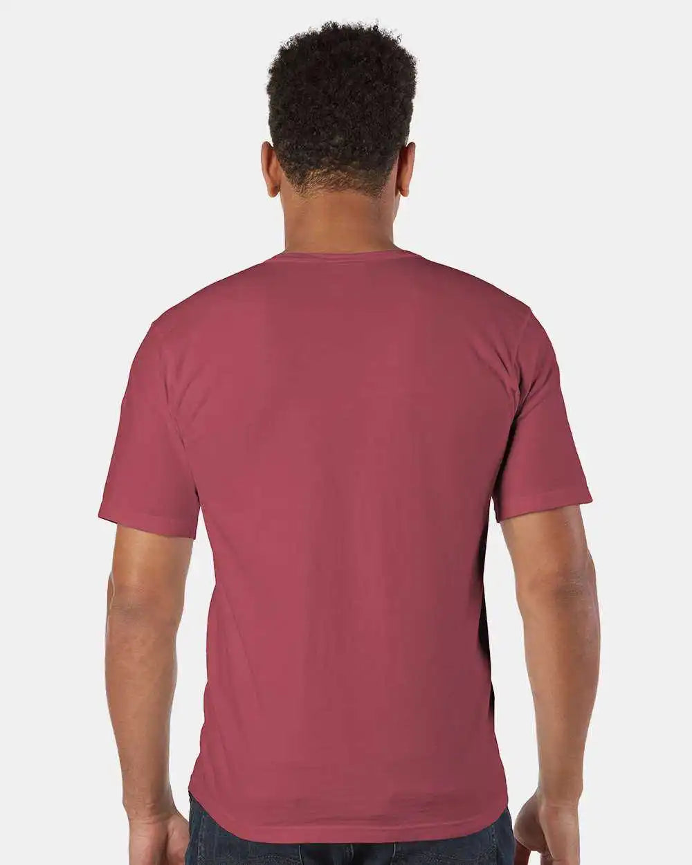 Champion Cd100 Garment Dyed Short Sleeve T-shirt - Crimson