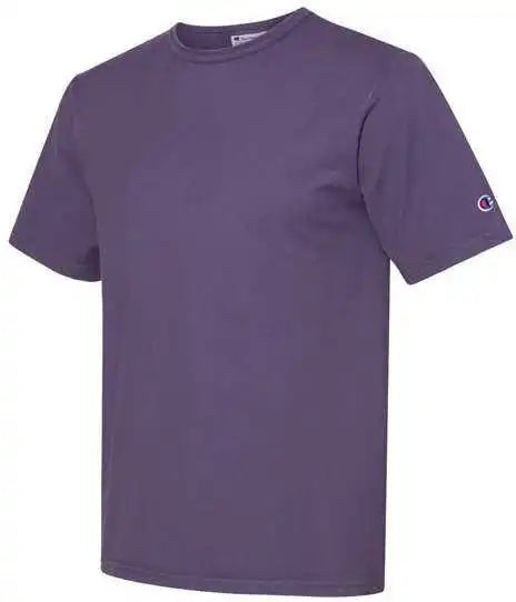 Champion Cd100 Garment Dyed Short Sleeve t Shirt Grape Soda