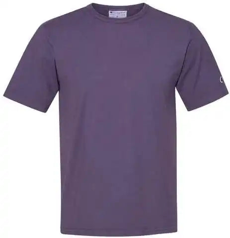 Champion Cd100 Garment Dyed Short Sleeve t Shirt Grape Soda