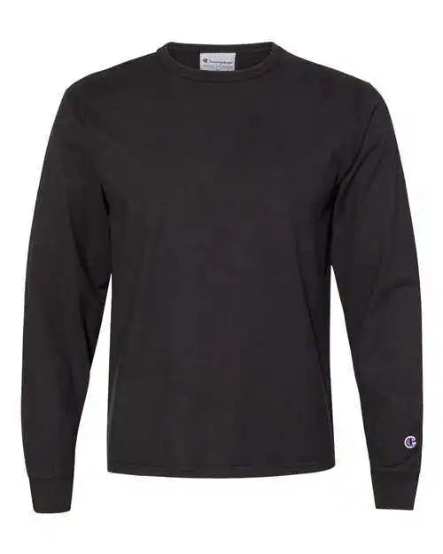Champion Cd200 Garment Dyed Long Sleeve t Shirt Black