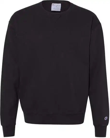 Champion Cd400 Garment Dyed Crewneck Sweatshirt Black