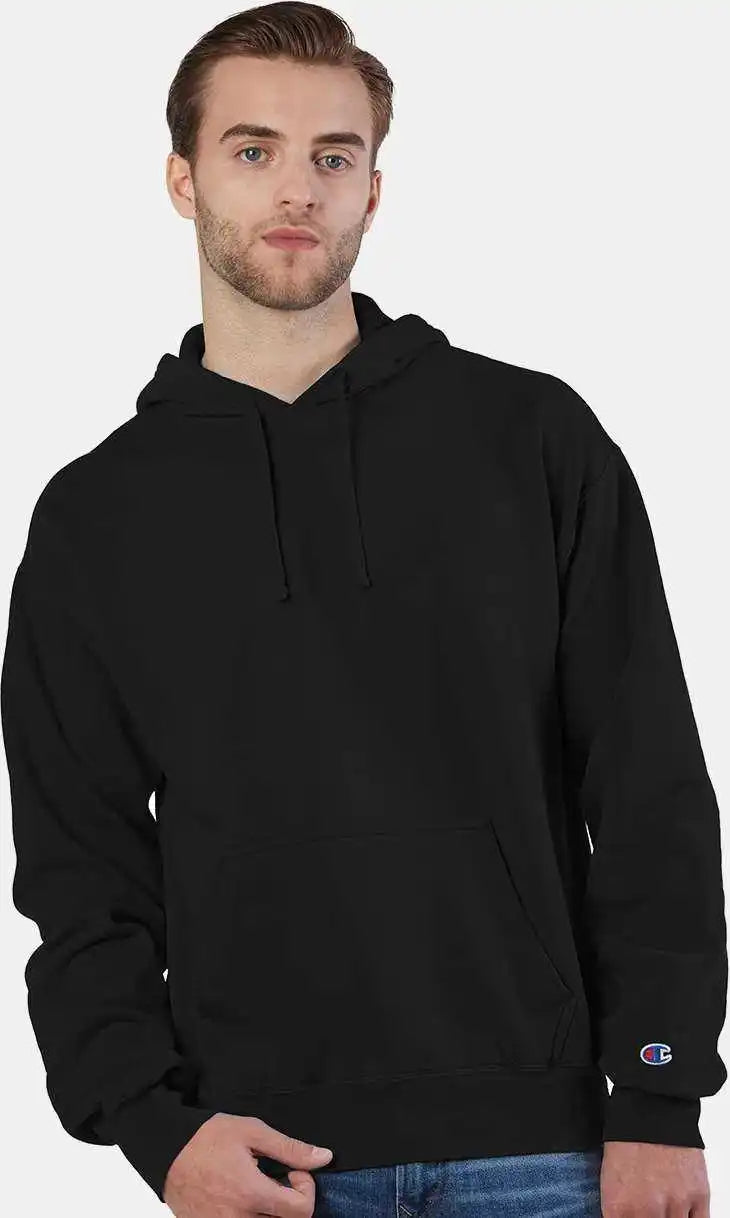 Champion Cd450 Garment Dyed Hooded Sweatshirt - Black