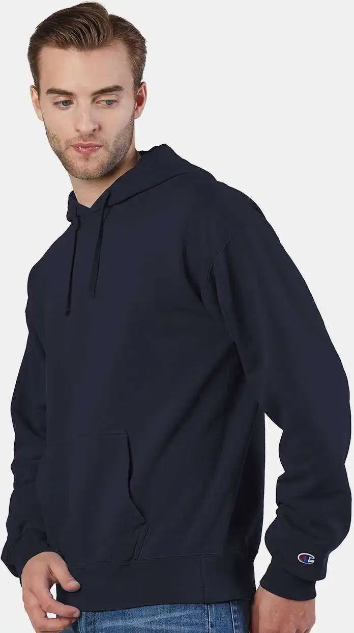 Champion Cd450 Garment Dyed Hooded Sweatshirt Navy