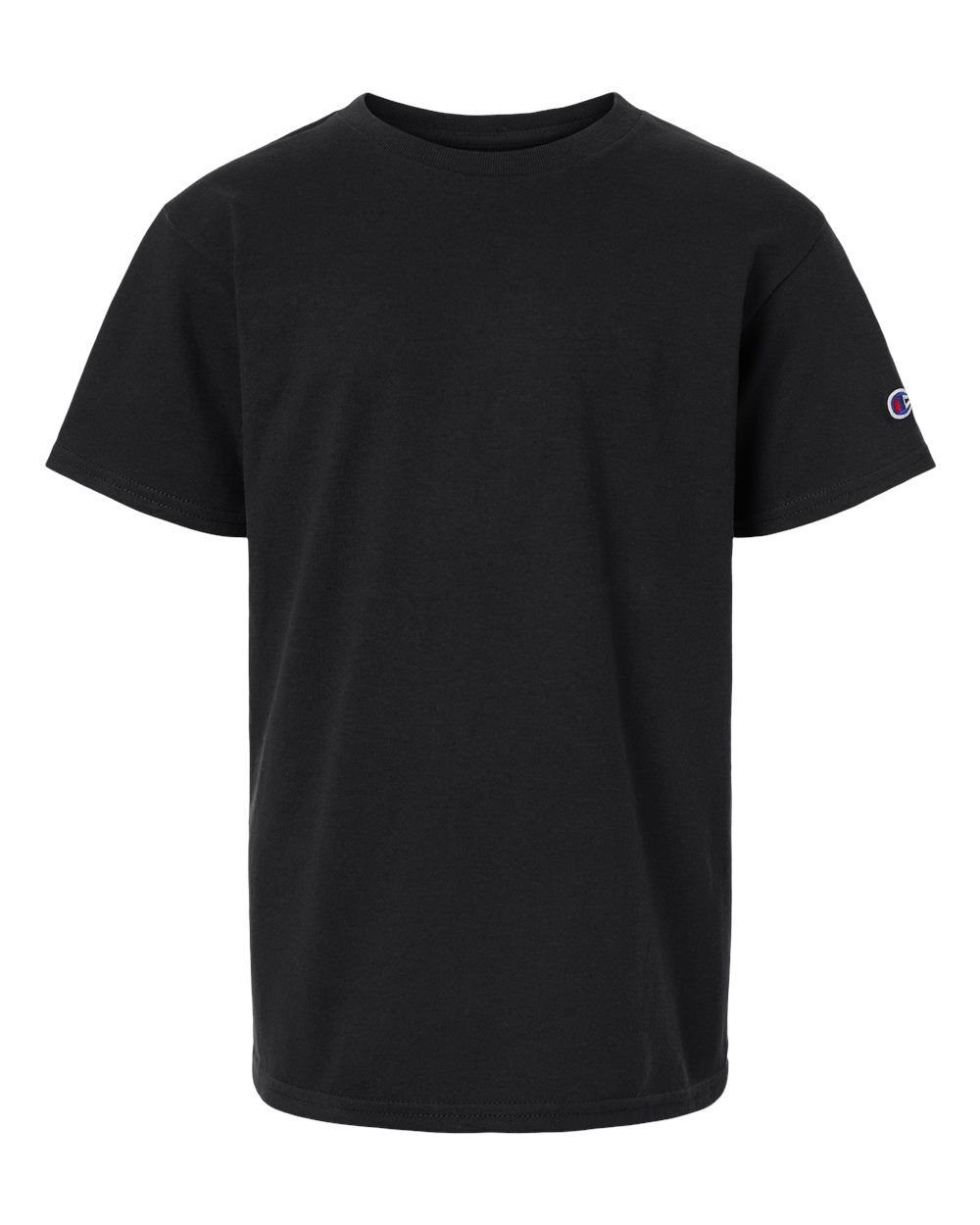Champion Ch1081 Youth Jersey T-shirt - Black