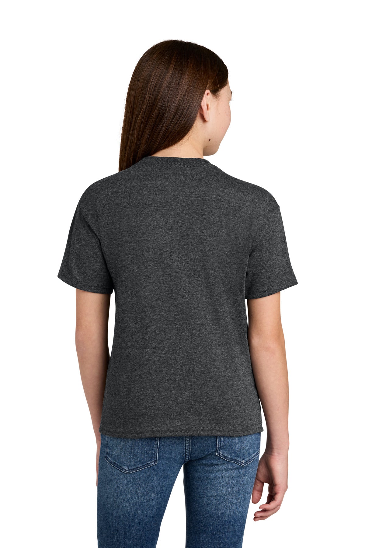 Champion Ch1081 Youth Jersey T-shirt - Charcoal Heather