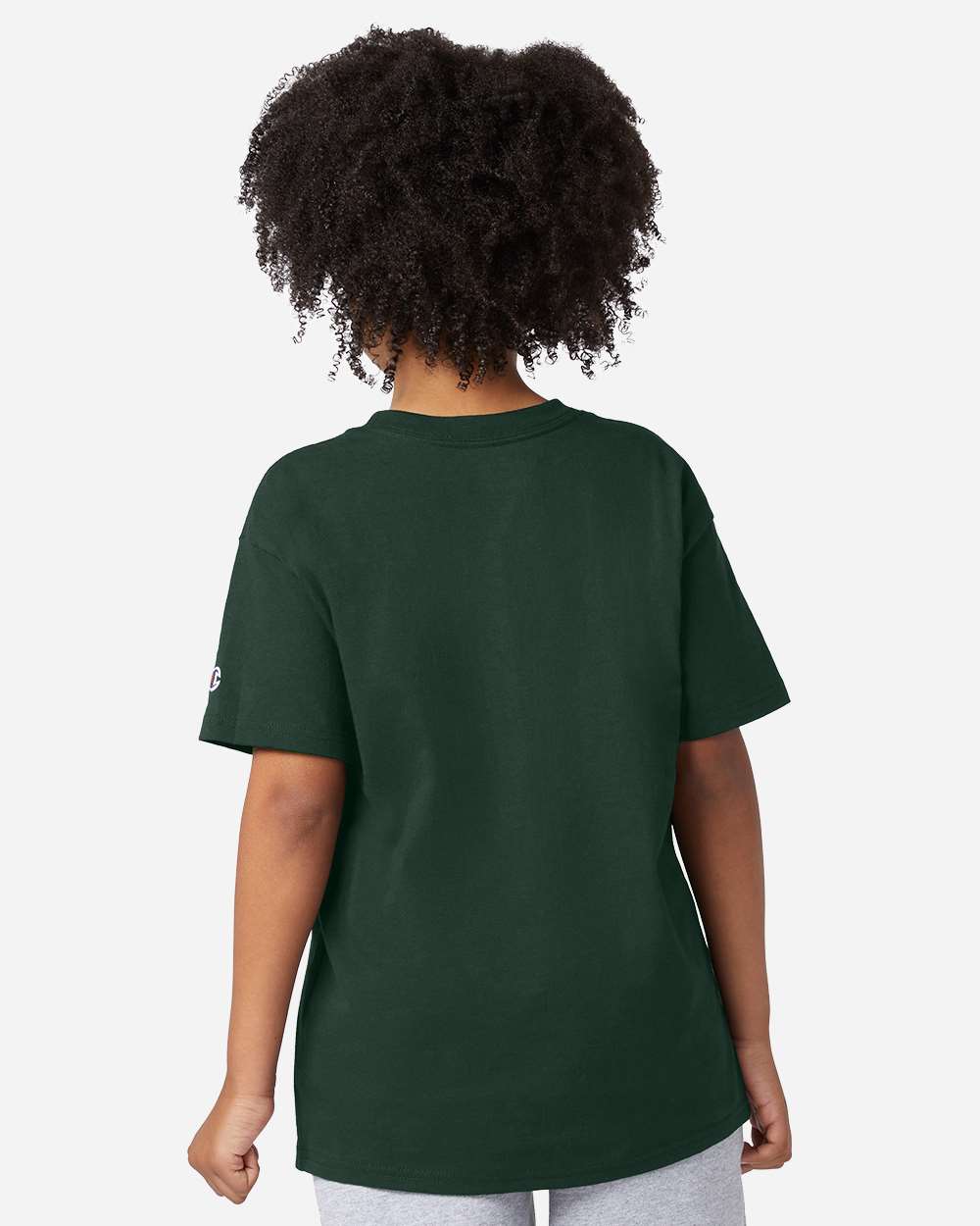 Champion Ch1081 Youth Jersey T-shirt - Dark Green