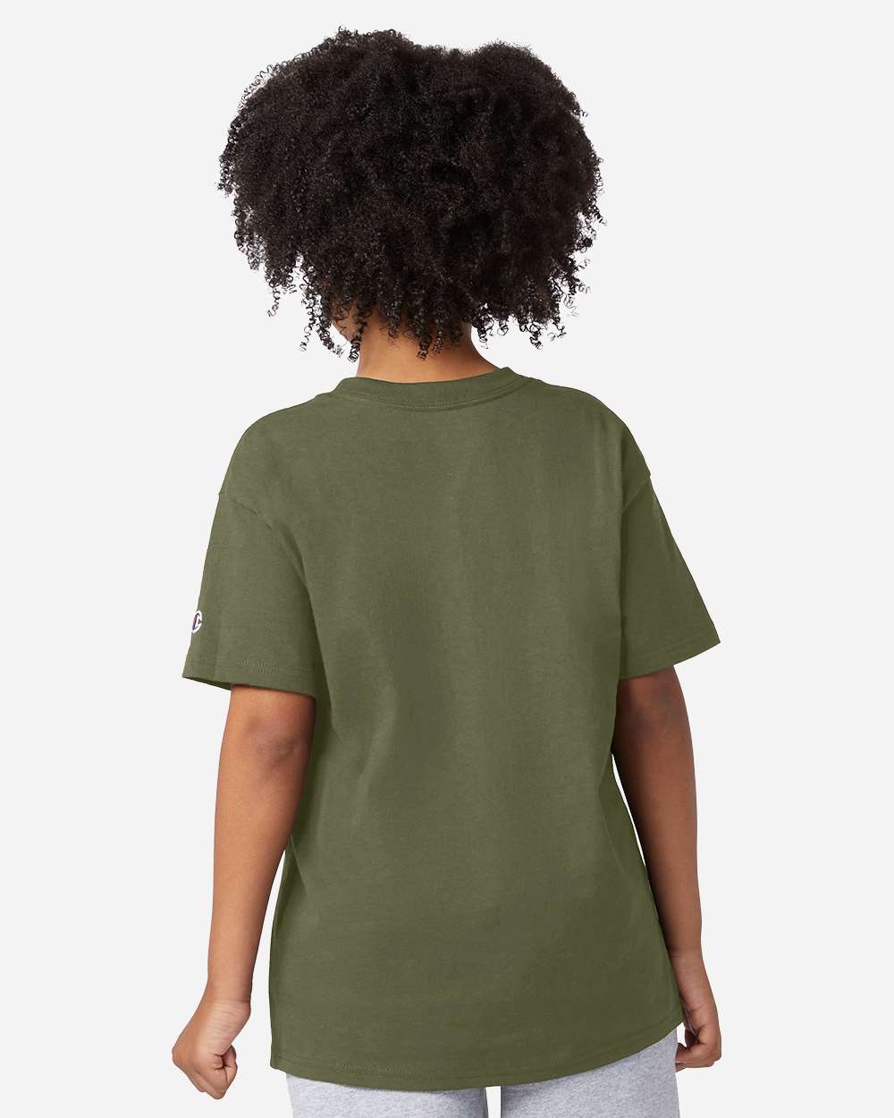 Champion Ch1081 Youth Jersey T-shirt - Fresh Olive