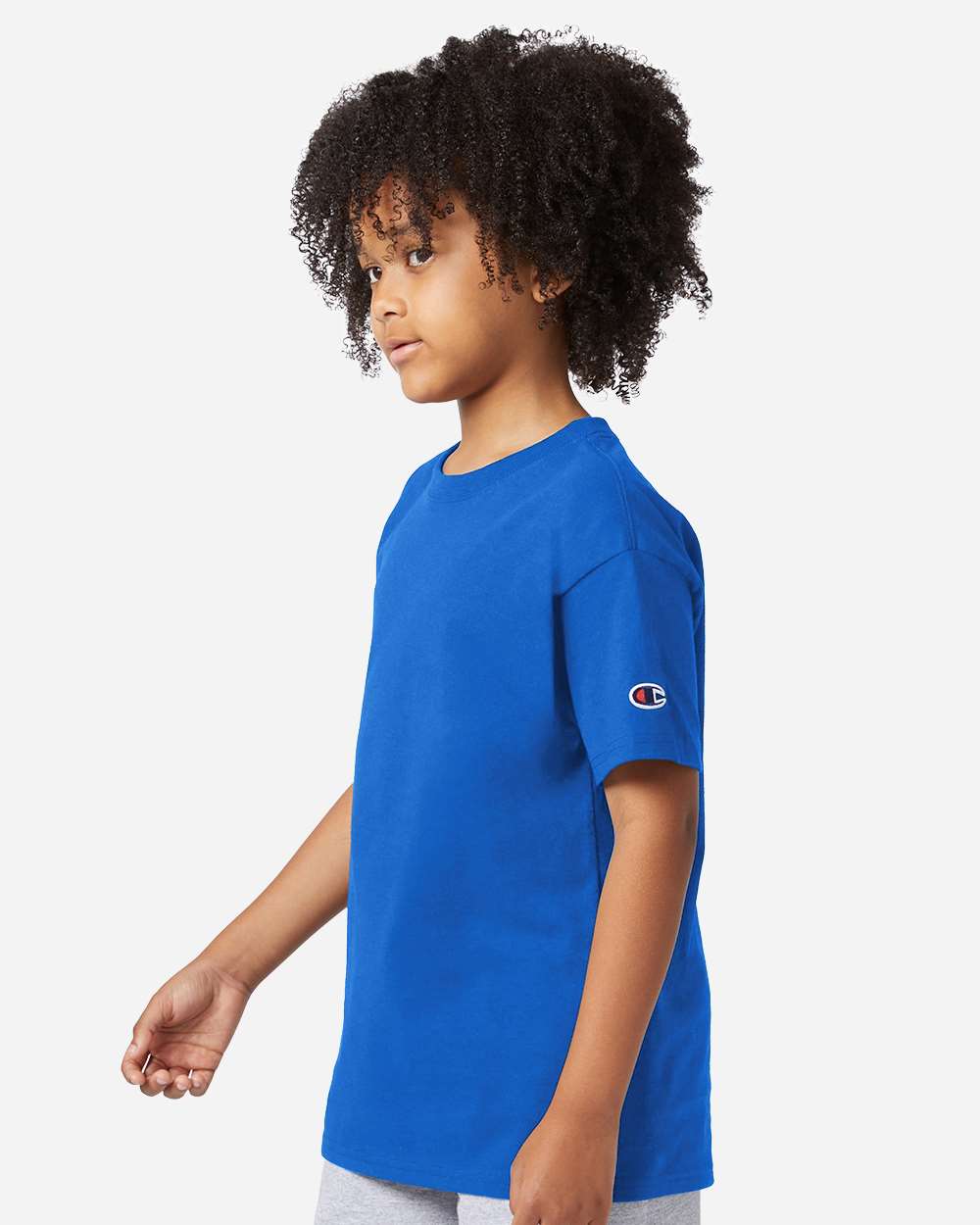 Champion Ch1081 Youth Jersey T-shirt - Royal Blue