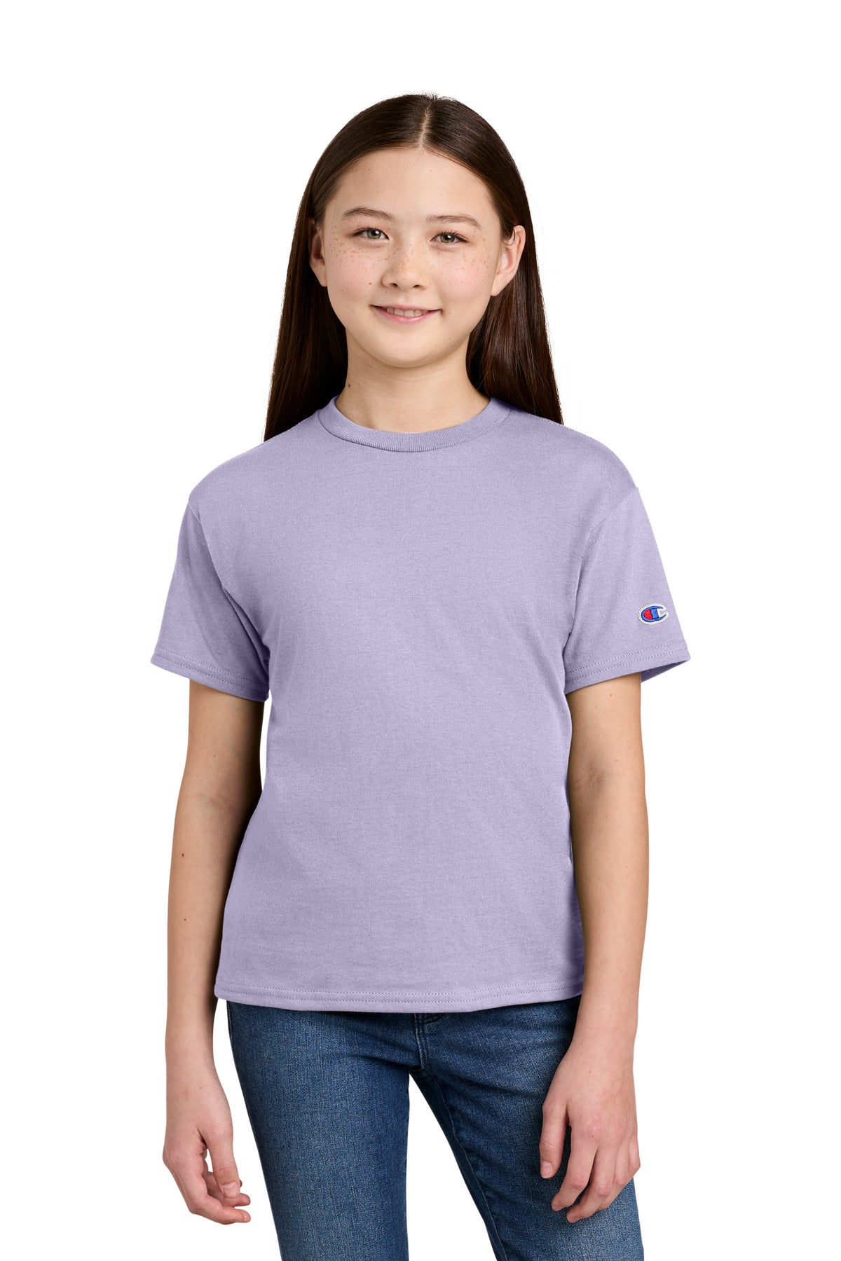 Champion Ch1081 Youth Jersey T-shirt - Urban Lilac