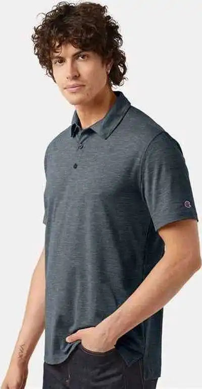 Champion Chp115 Sport Polo - Stealth Heather