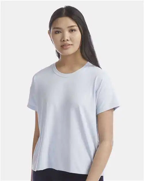 Champion Chp130 Women’s Sport Soft Touch t Shirt Collage Blue