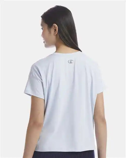 Champion Chp130 Women’s Sport Soft Touch t Shirt Collage Blue
