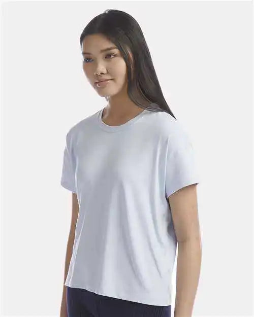 Champion Chp130 Women’s Sport Soft Touch t Shirt Collage Blue