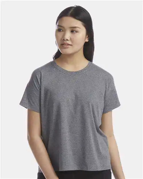 Champion Chp130 Women’s Sport Soft Touch t Shirt Ebony Heather