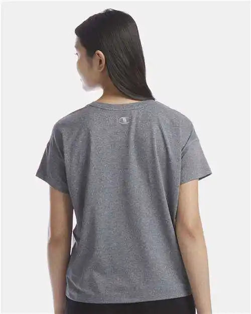Champion Chp130 Women’s Sport Soft Touch t Shirt Ebony Heather