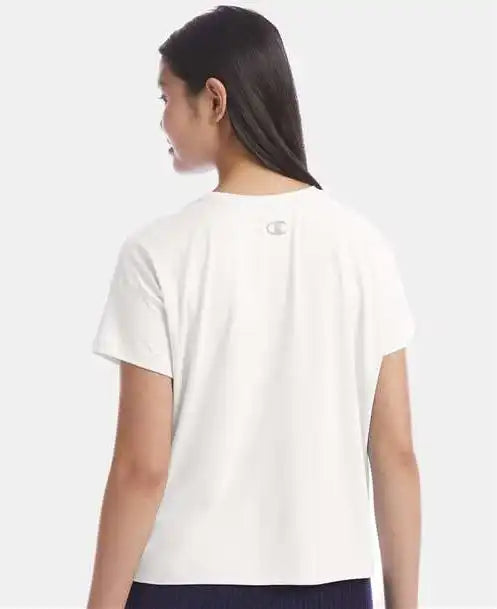 Champion Chp130 Women’s Sport Soft Touch t Shirt White