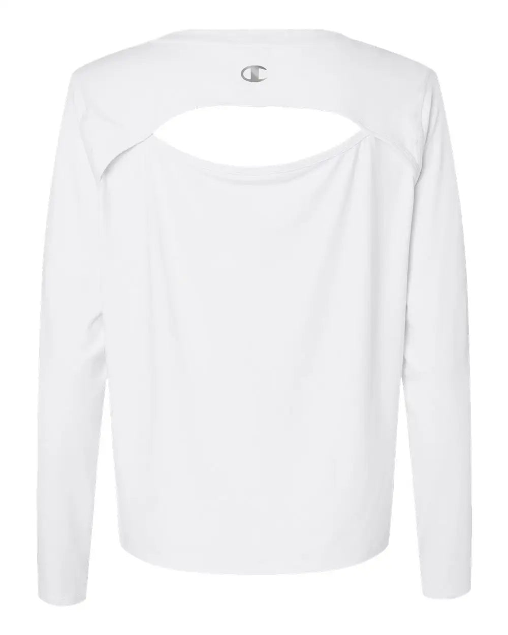 Champion Chp140 Women’s Sport Soft Touch Long Sleeve T-shirt - White
