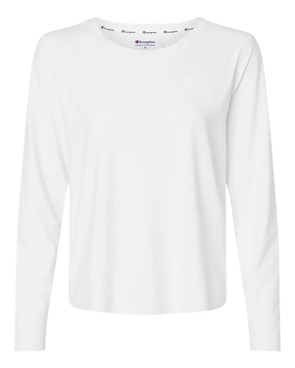 Champion Chp140 Women’s Sport Soft Touch Long Sleeve T-shirt - White - s