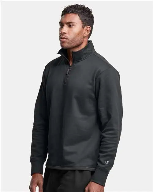 Champion Chp190 Sport Quarter-zip Pullover - Stealth