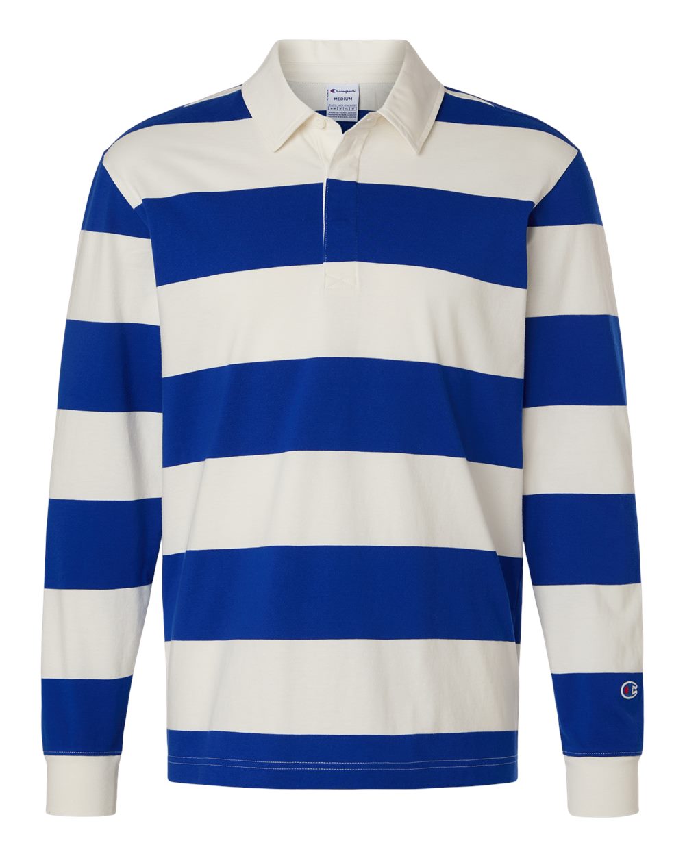 Champion Chr001 Unisex Rugby Polo - Athletic Royal Cream