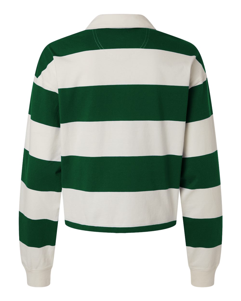 Champion Chrl01 Women’s Mid-length Rugby Polo - Athletic Dark Green Cream