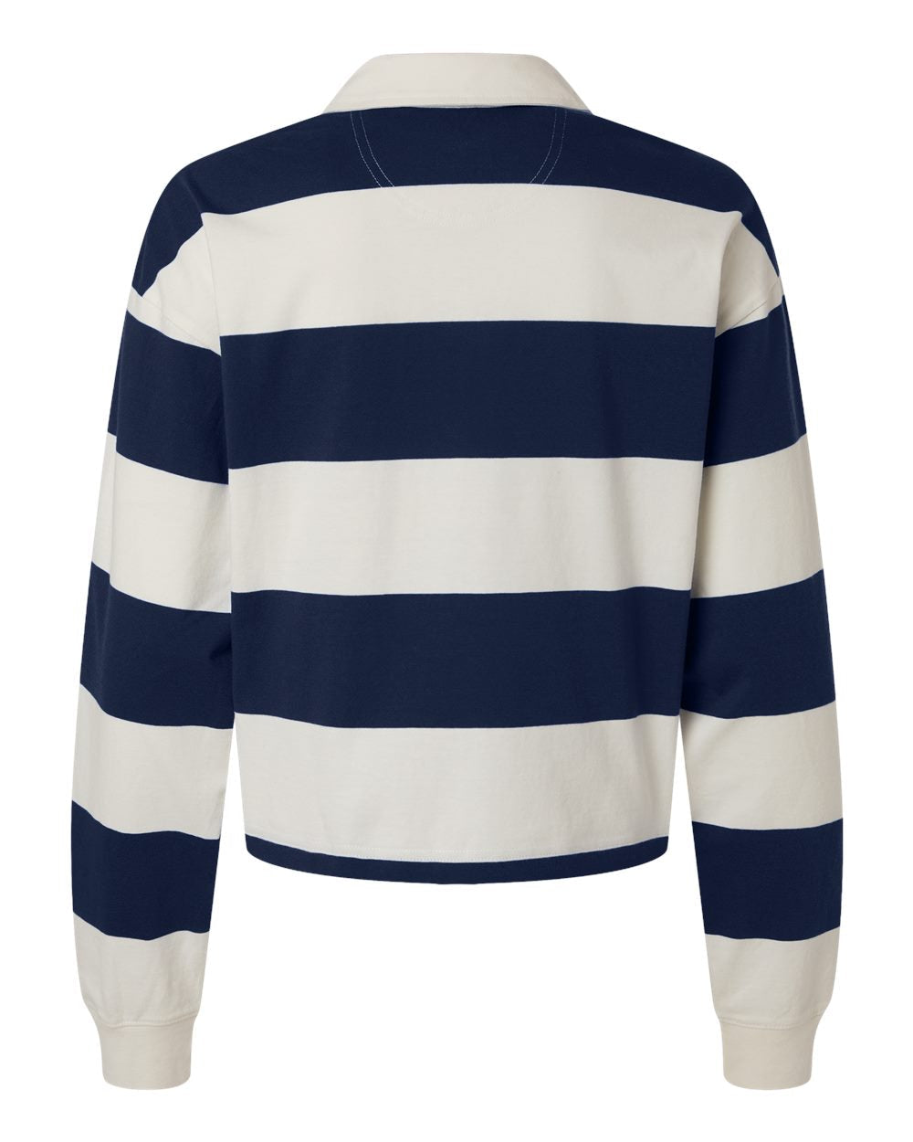 Champion Chrl01 Women’s Mid-length Rugby Polo - Athletic Navy Cream