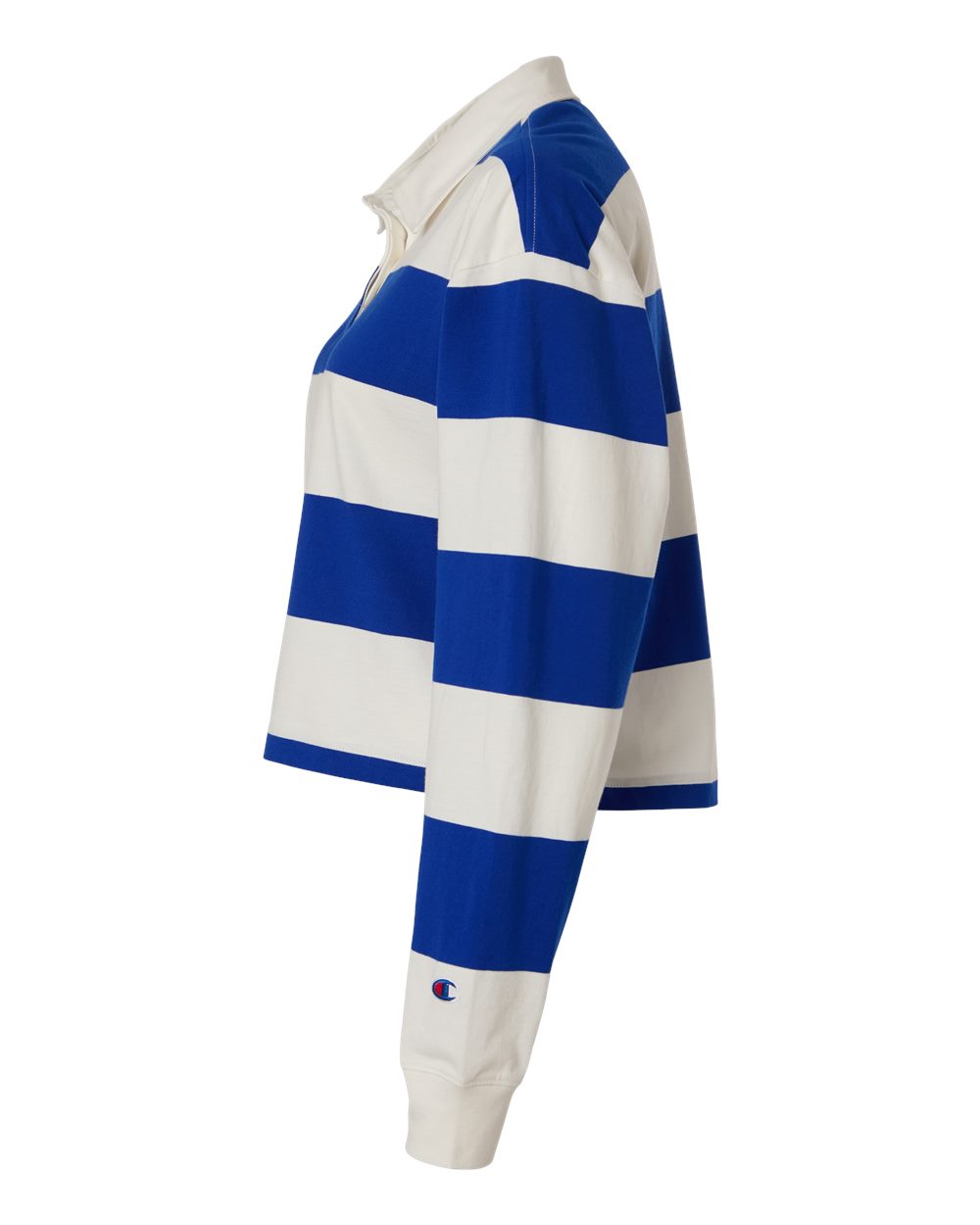 Champion Chrl01 Women’s Mid-length Rugby Polo - Athletic Royal Cream