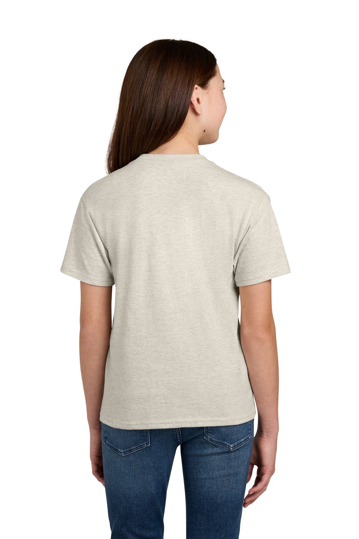 Champion T-Shirt - Oatmeal Heather - back