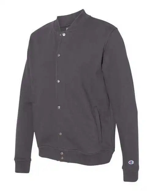 Champion Co100 Unisex Bomber Jacket - Charcoal Heather