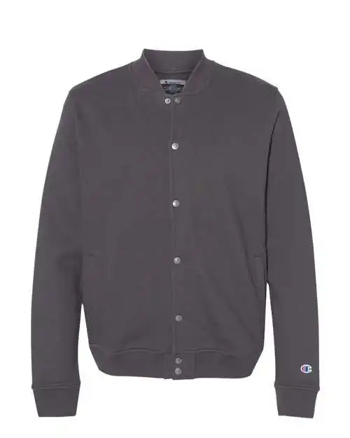 Champion Co100 Unisex Bomber Jacket - Charcoal Heather