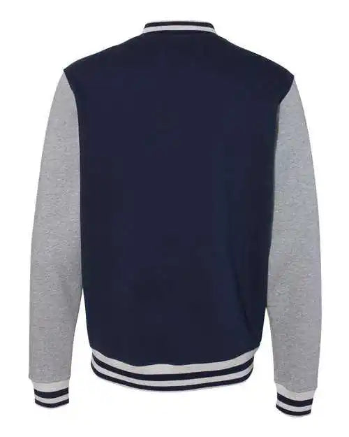 Champion Co100 Unisex Bomber Jacket - Navy Oxford Grey