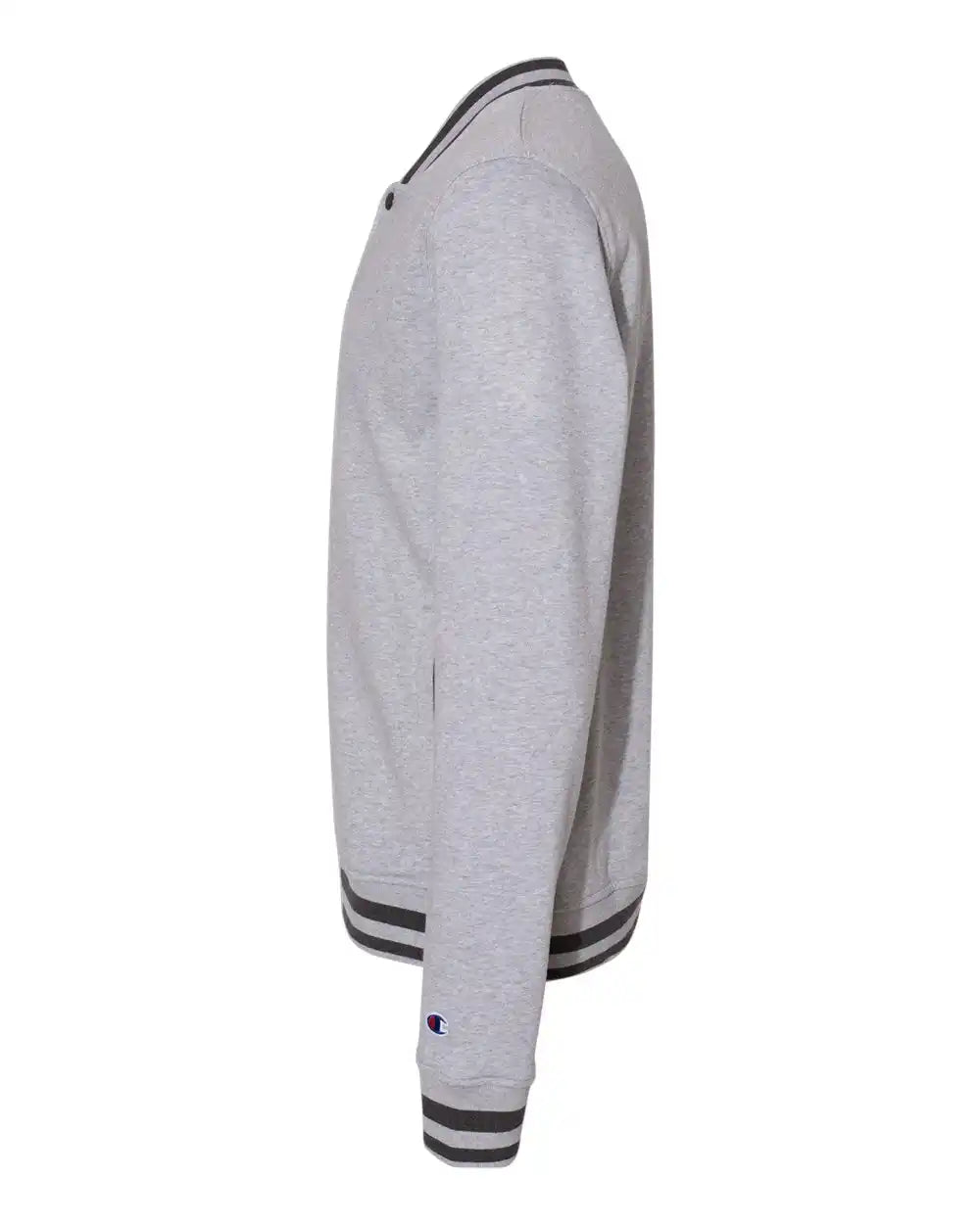 Champion Co100 Unisex Bomber Jacket - Oxford Grey Charcoal Heather