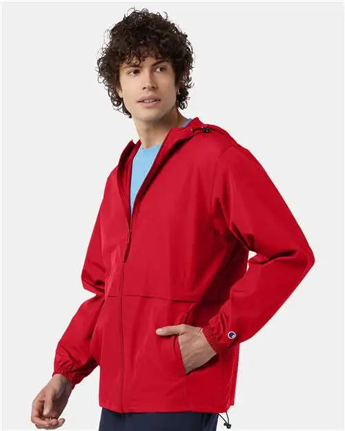 Champion Co125 Full-zip Anorak Jacket - Scarlet