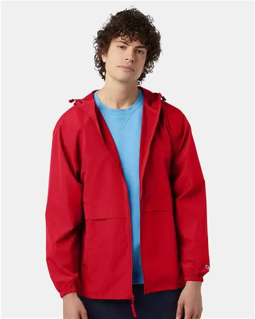 Champion Co125 Full-zip Anorak Jacket - Scarlet