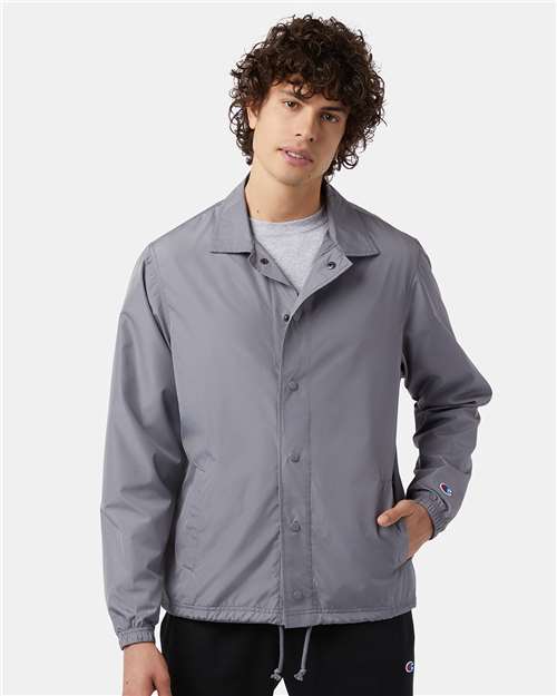 Champion Co126 Coach’s Jacket - Graphite