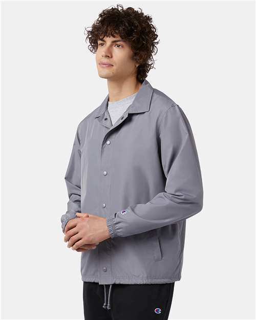 Champion Co126 Coach’s Jacket - Graphite