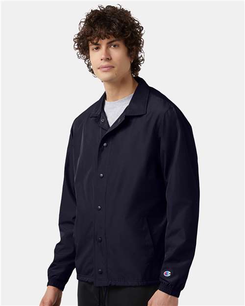Champion Co126 Coach’s Jacket - Navy