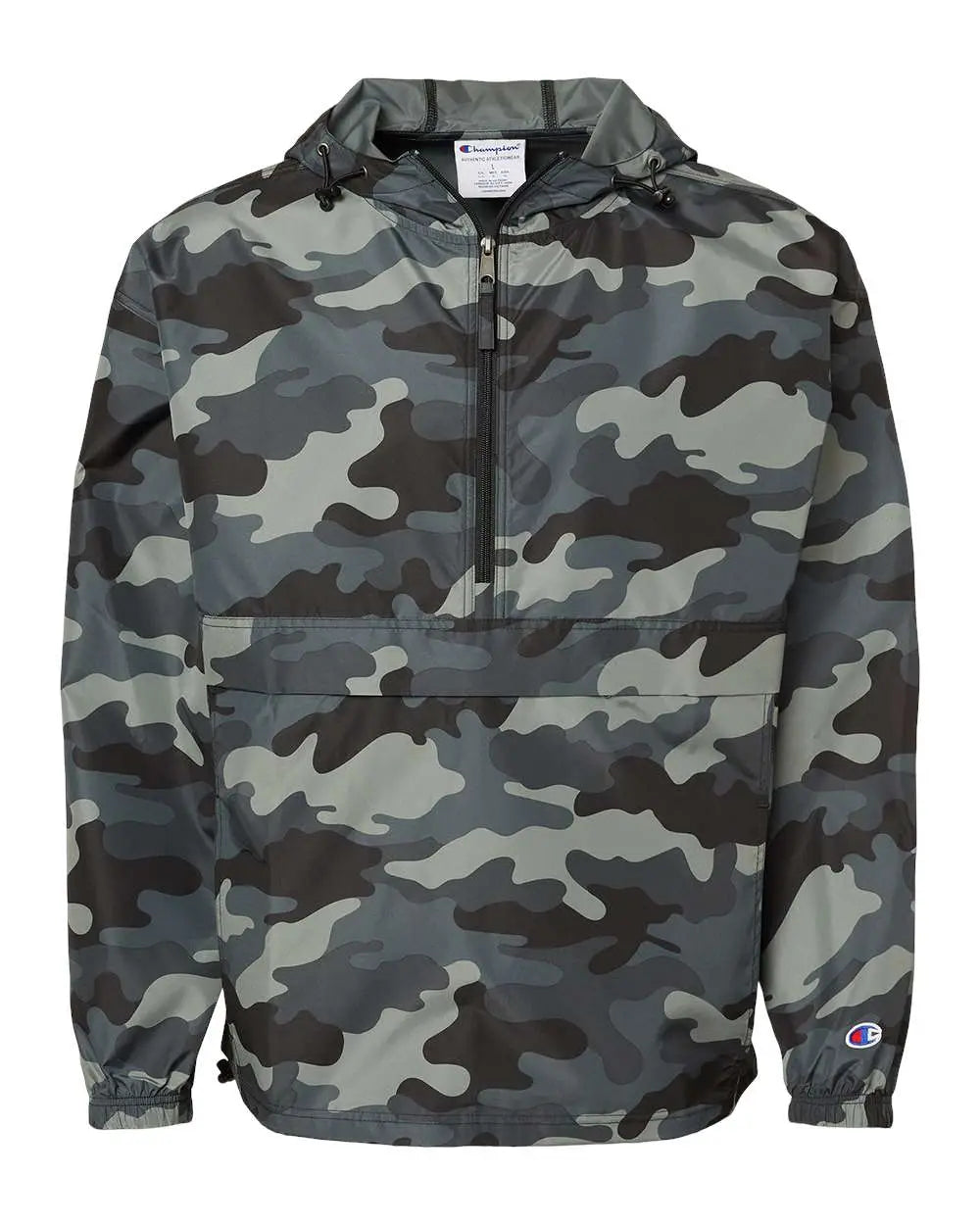 Champion Co200 Packable Anorak Jacket - Concrete Camo - Gray / s