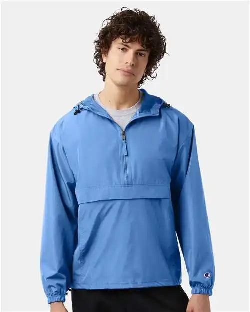 Champion Co200 Packable Anorak Jacket - Light Blue