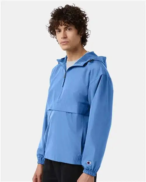 Champion Co200 Packable Anorak Jacket - Light Blue