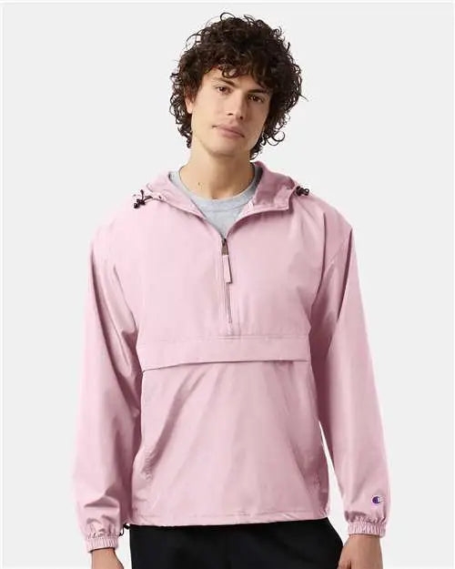 Champion Co200 Packable Anorak Jacket - Pink Candy