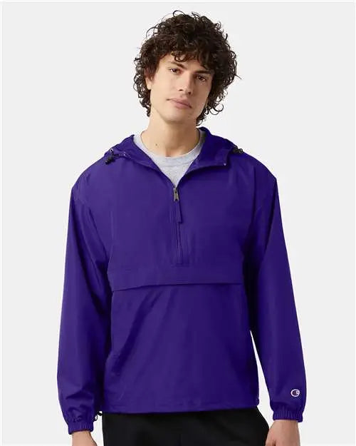 Champion Co200 Packable Anorak Jacket - Purple