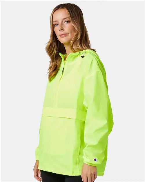 Champion Co200 Packable Anorak Jacket - Safety Green