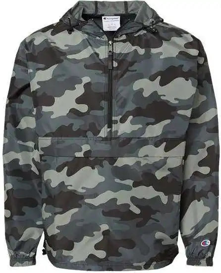 Champion Co200 Packable Quarter-zip Jacket - Concrete Camo