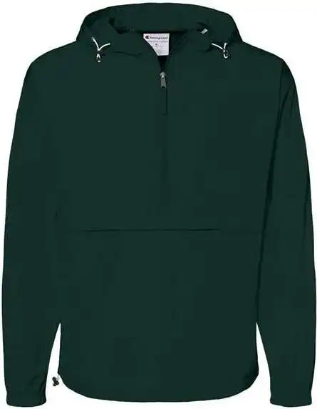 Champion Co200 Packable Quarter-zip Jacket - Dark Green