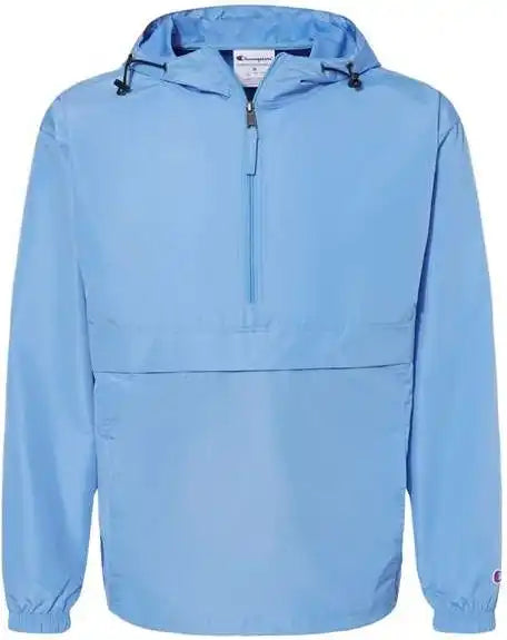 Champion Co200 Packable Quarter Zip Jacket Light Blue